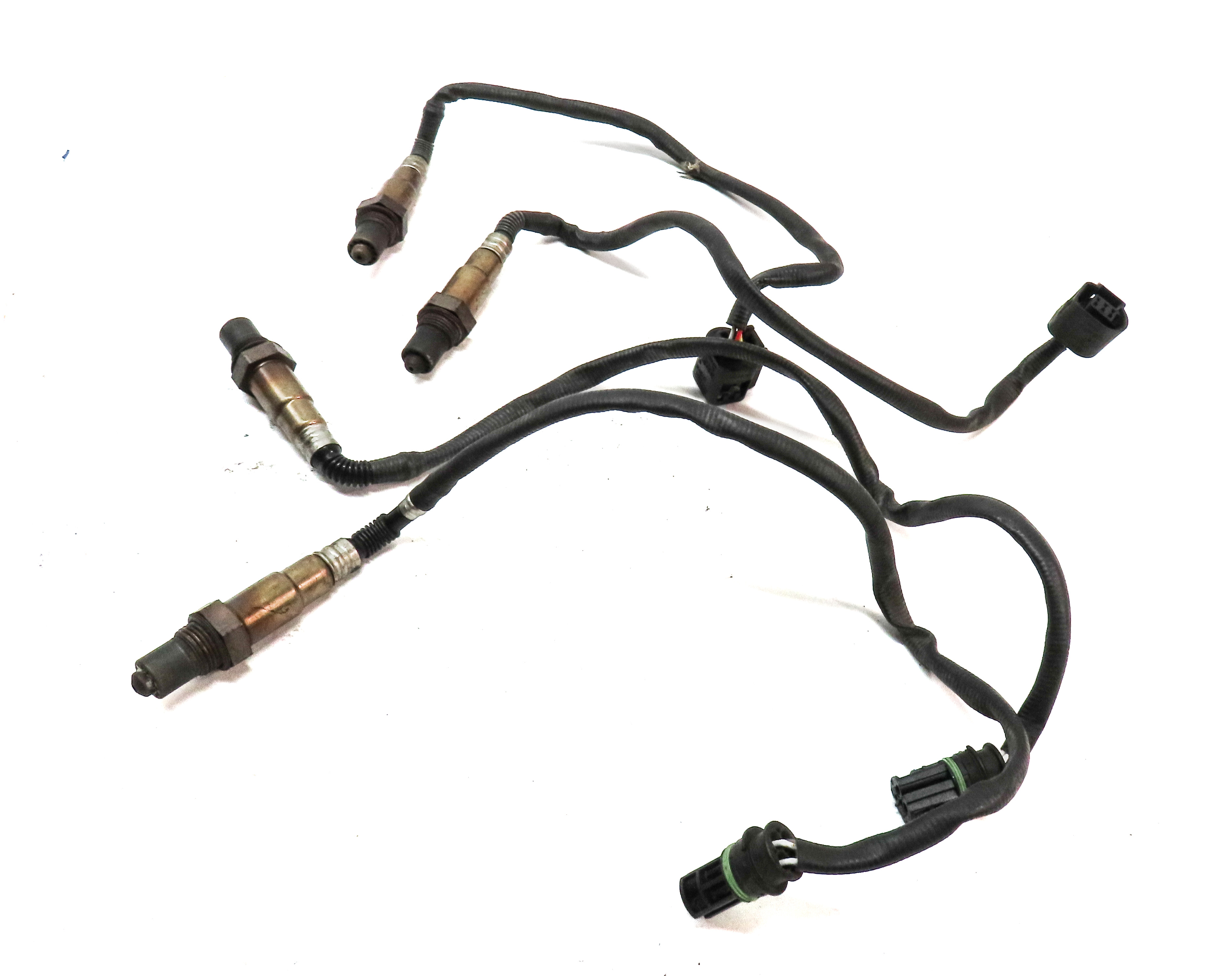 14 BMW 750Li (F01) 4.4L (N63) ENGINE OXYGEN O2 SENSOR LAMBDA PROBE SENSOR SET/4 — exact item pictured